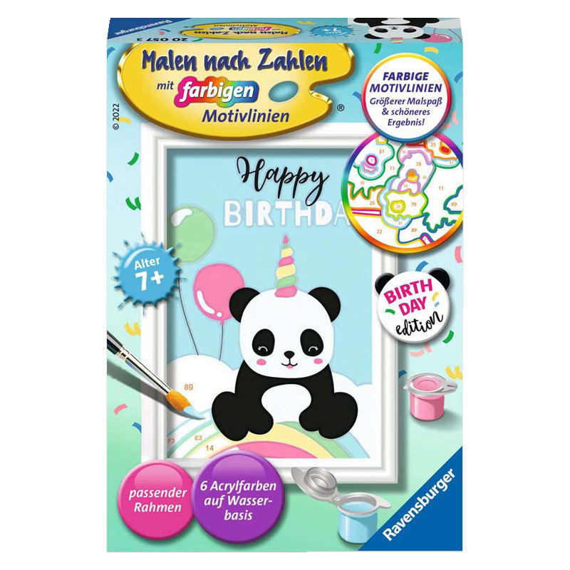 Malen nach Zahlen - Happy Birthday
