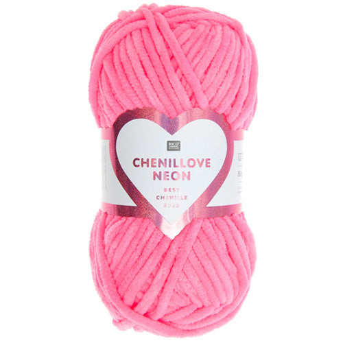 Chenillove neon pink