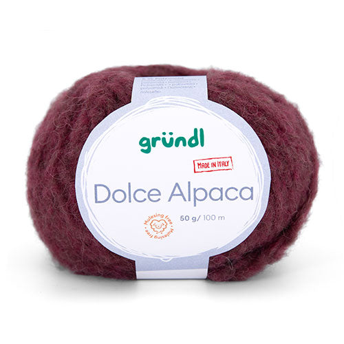 Dolce Alpaca weinrot