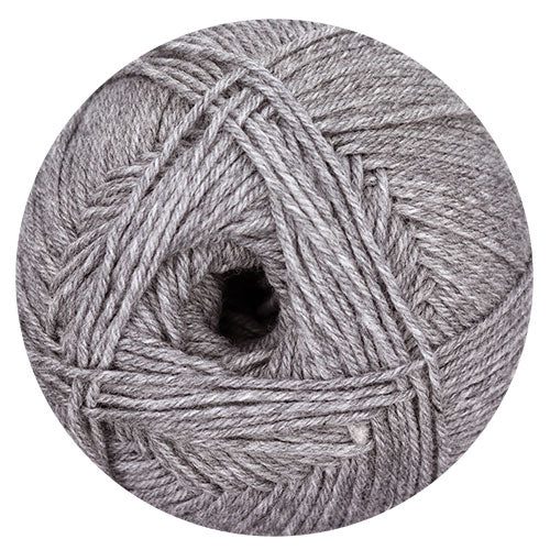 Meilenweit 100 Merino Extrafine grau meliert
