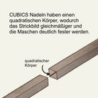 Strumpfstricknadeln "CUBIS" - 20 cm -