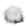 XXXL Pompon weiß/schwarz