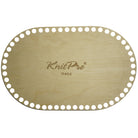 Taschenboden Holz 20x30cm oval