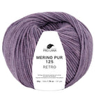 Merino 125 Retro pflaume meliert