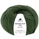 Merino 125 Retro dunkelgrün meliert