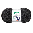 Hot Socks Glitter schwarz