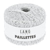 Paillettes weiß