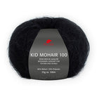 Kid Mohair 100 schwarz