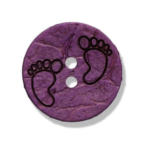 Kokosknopf Füßchen violett