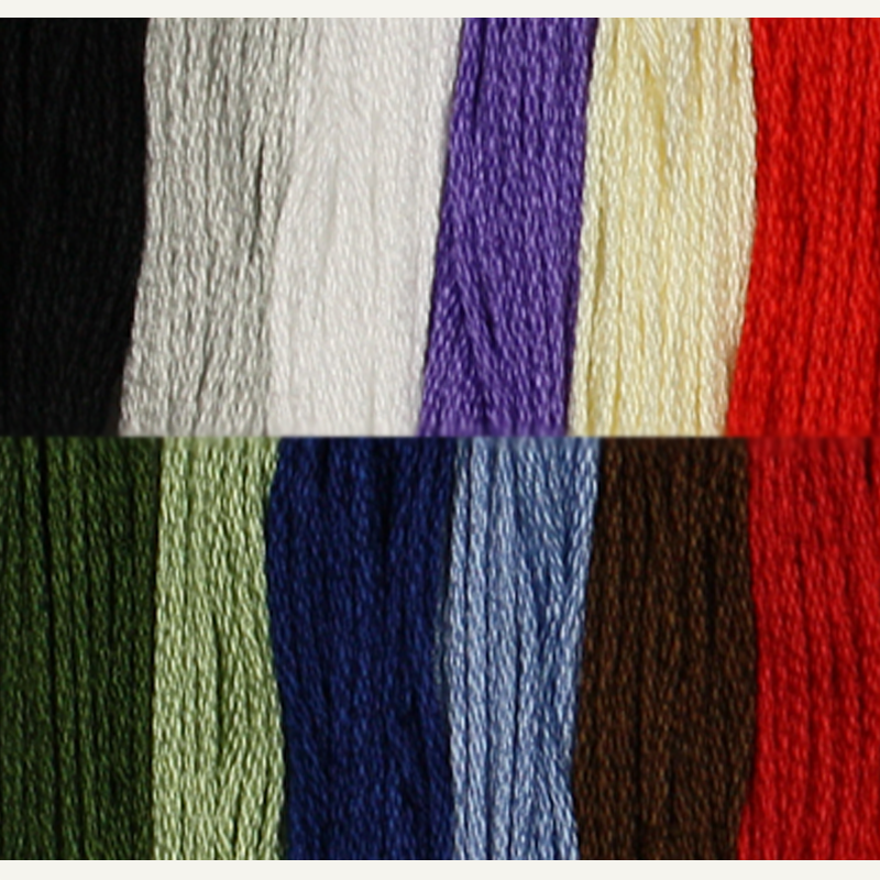 Sticktwist-Sortiment "Standard" (12 Strängchen)