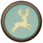 Metallknopf Hirsch h´blau 18mm