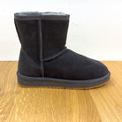 Lammfell-Boots Damen - anthrazit