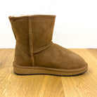 Lammfell-Boots Damen - camel