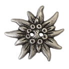 Metallknopf "Edelweiß"