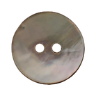 Perlmuttknopf grau 23mm