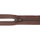 Reißverschluss braun 75cm