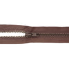 Reißverschluss braun 60cm
