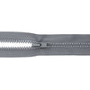 Reißverschluss grau 70cm